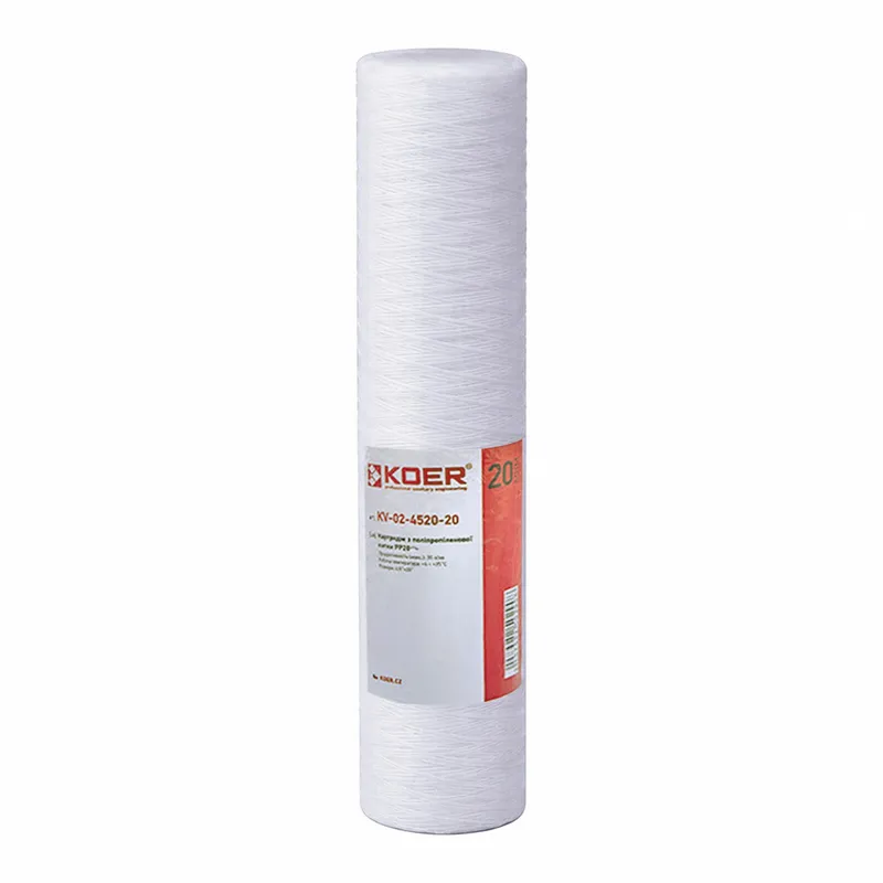 Картридж із поліпропіленової нитки PP20 4,5"x20" KOER KV-02-4520-20 (старий артикул KV.5220) (KR4780)