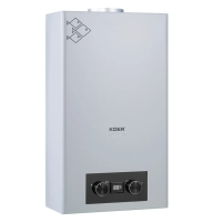 Газова колонка KOER KWH.G0110 GRAY димохідна 10 л/хв, колір сірий (KR5555)