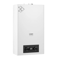 Газова колонка Koer KWH.G0110 WHITE димохідна 10 л/хв, колір білий (KR5553)