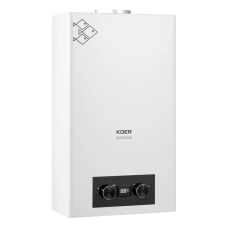 Газова колонка Koer KWH.G0110 WHITE димохідна 10 л/хв, колір білий (KR5553)