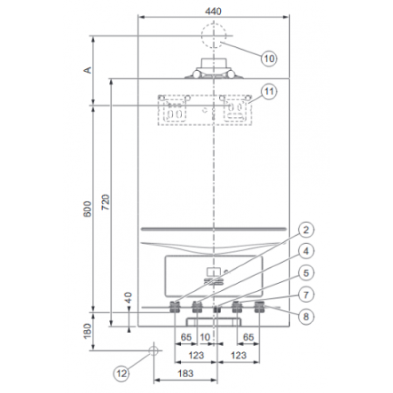 Котел газовий конденсаційний Vaillant ecoTEC pure VUW 286/7-2 (H-INT IV) 24,0 кВт 0010023033