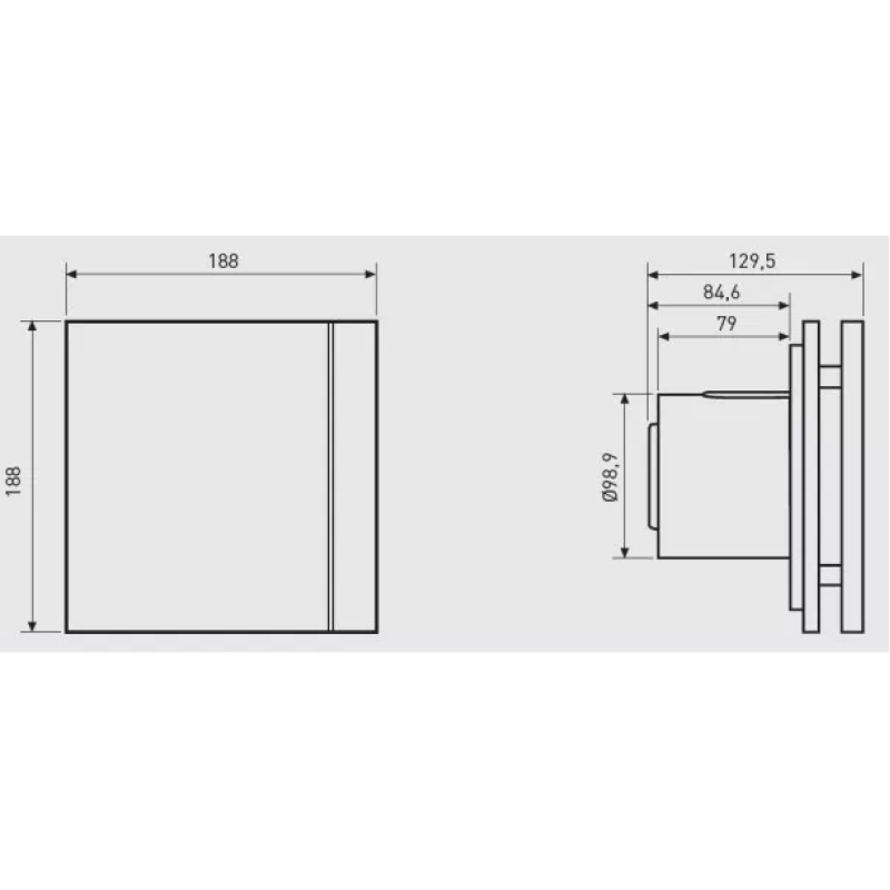 Витяжний вентилятор Soler&Palau SILENT 100 CZ DESIGN 3C