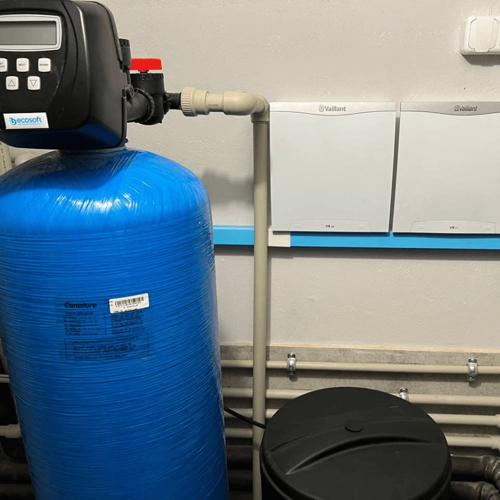 Система водоочистки Ecosoft и автоматика Vaillant в котельной