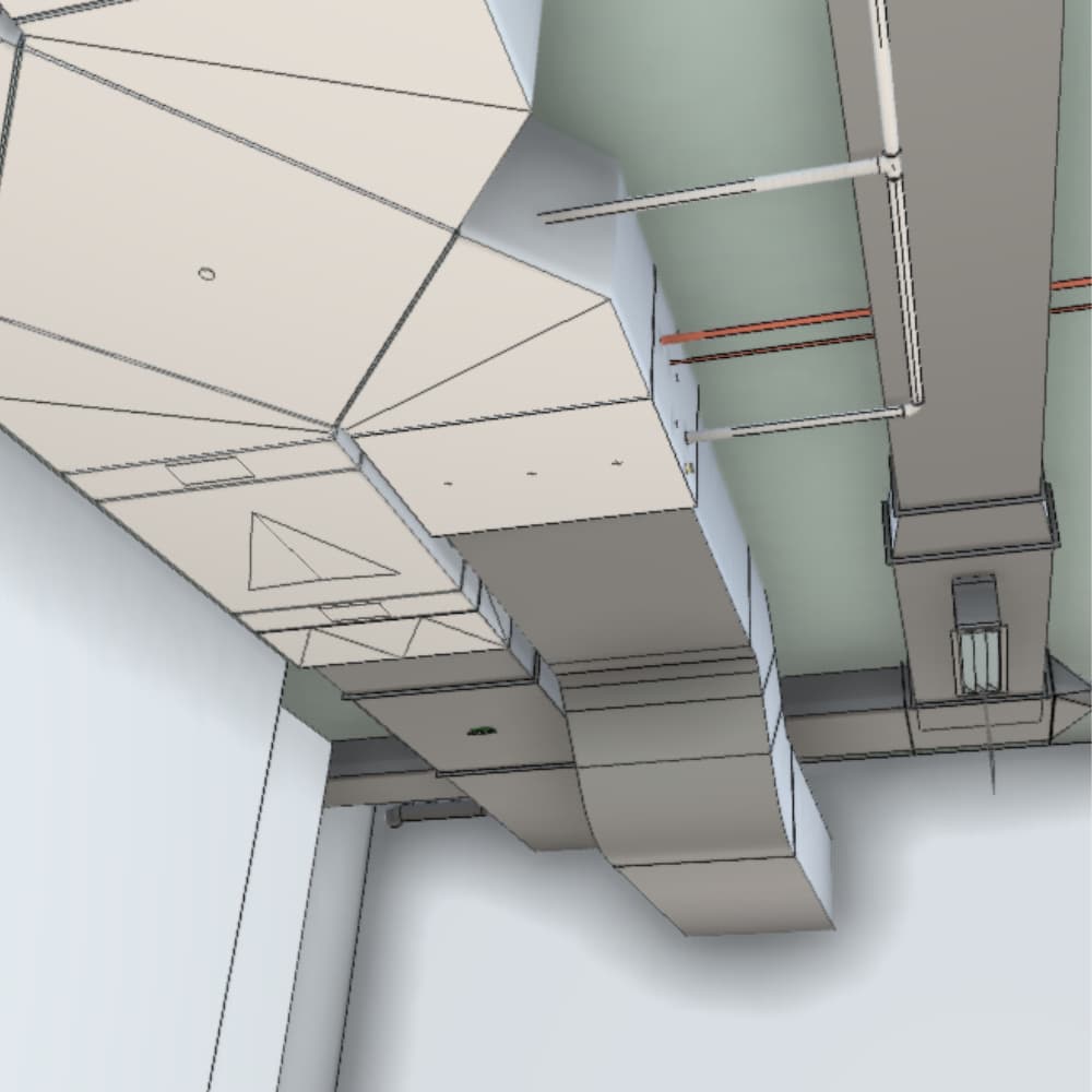 Координація вентиляції та опалення у BIM-проєкті Координація інженерних систем у BIM-моделі спортивного закладу
